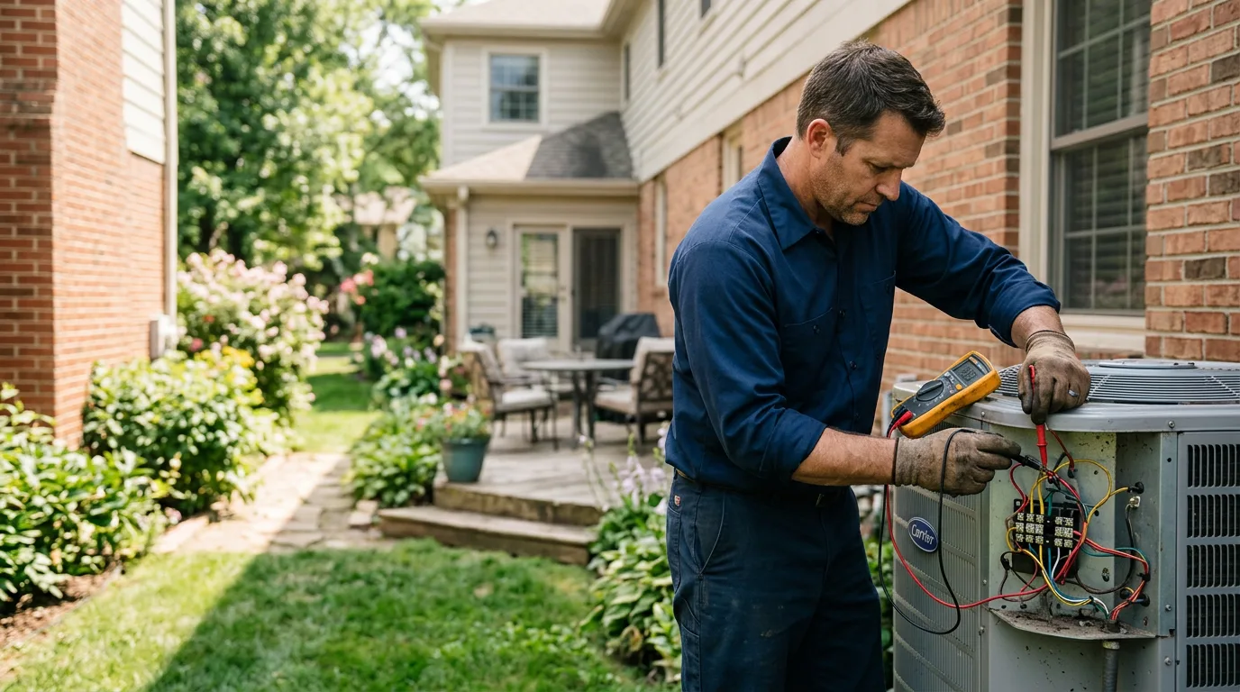 HVAC technician working near Coal Township, PA